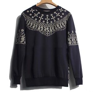 Fashion printed sweat shirt